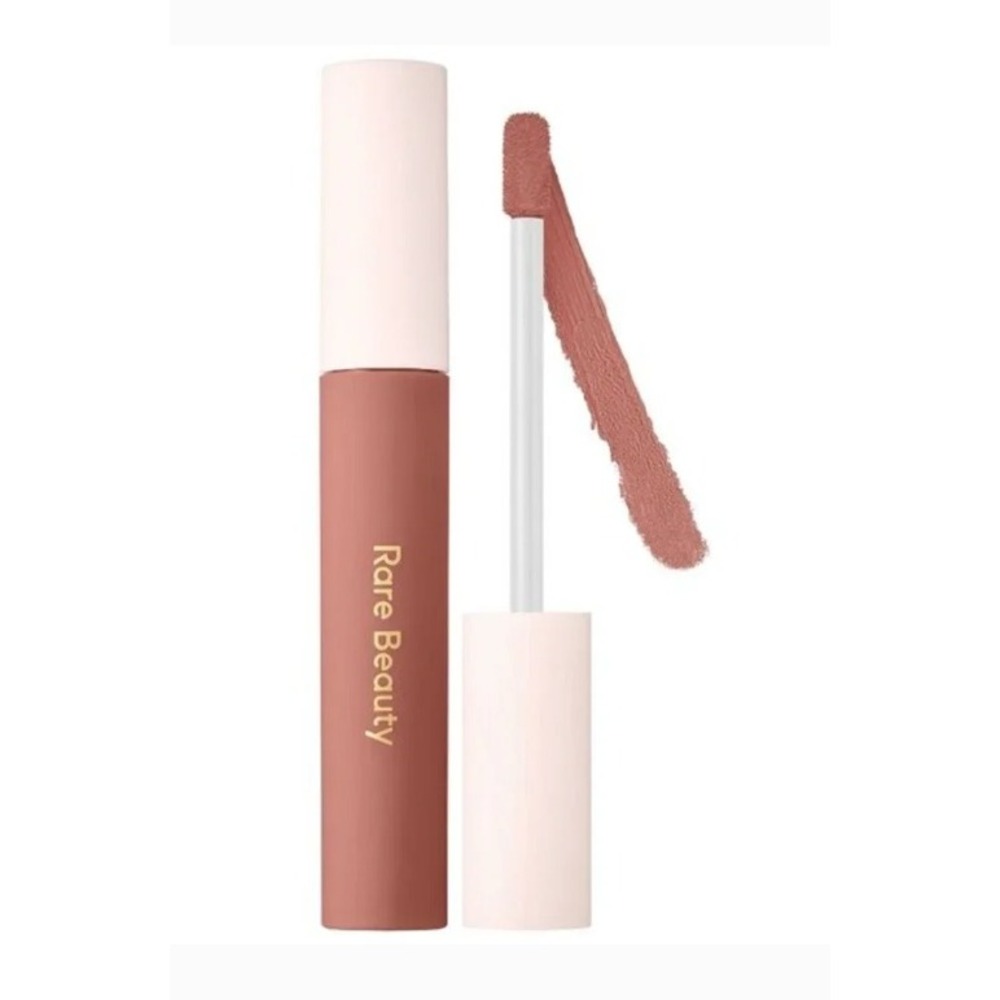 Rare Beauty Lip Souffle Matte Lip Cream Courage 0.13 fl oz Nude Mauve Liquid Lip